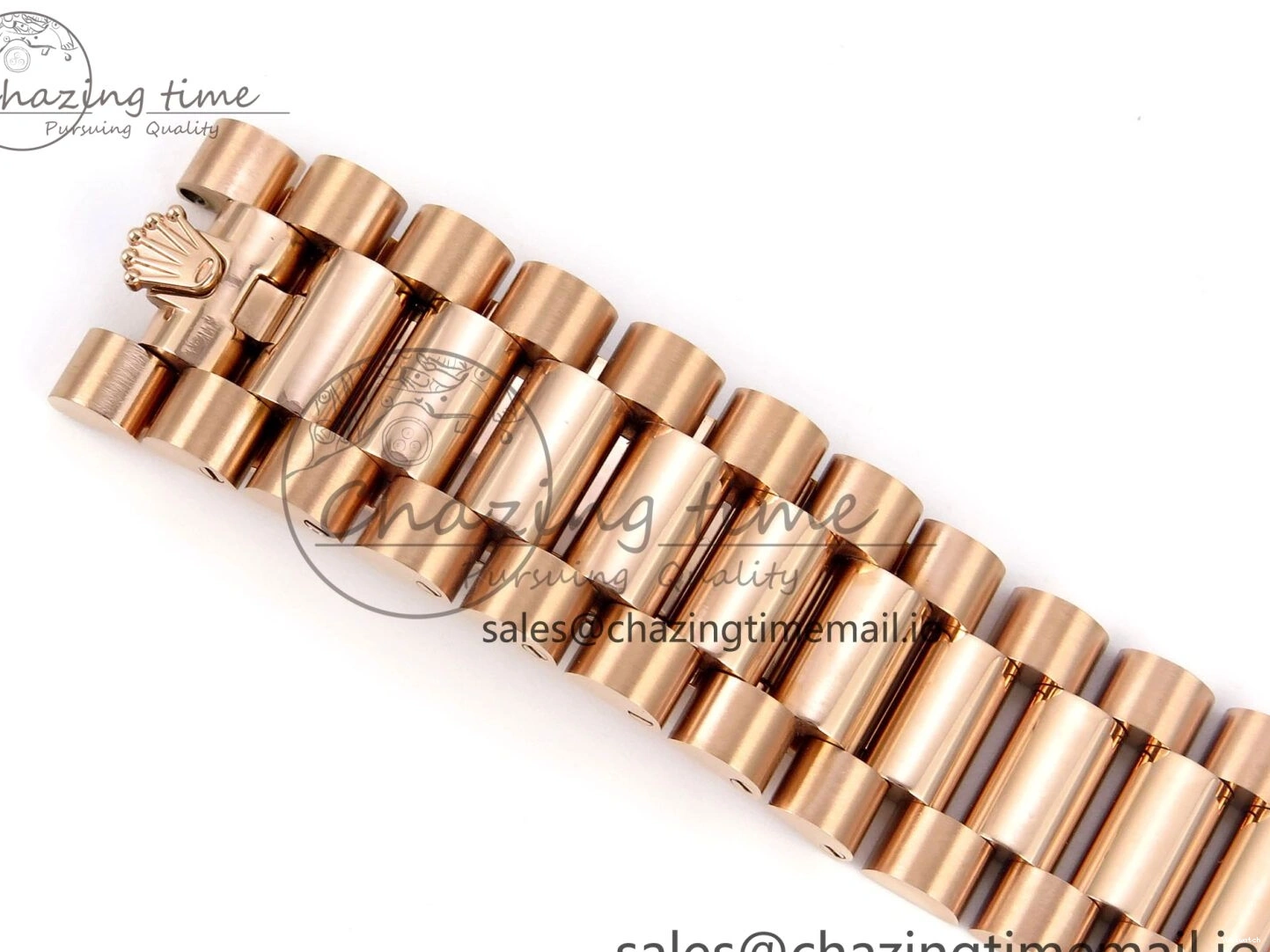 President Markers 228235 Edition Dial on Best Date Blue Bracelet Day VR2836 Diamonds Bezel QF Crystal 40 RG 1:1 0520